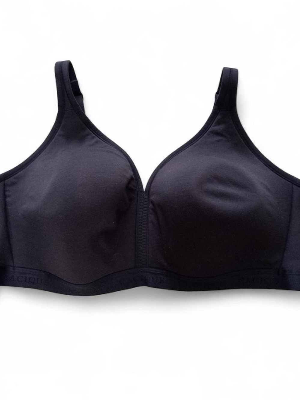Cacique 54C Black Lightly Lined Wireless Bra NWOT Plus Size